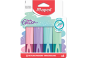 Utensilien zum Schreiben und Zeichnen - Maped Fluo'Peps Classic  Glitter Pastel Highlighters x4 - 742046