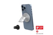 Handys - Anderes Zubehör - Just Mobile AluDisc Go - Omni-Directional Magnetic Aluminum Car Mount (vent insert & dashboard base included) - ST-510SI