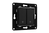 Smart-Home - Shelly Wall Switch 2 Black - WS2 black