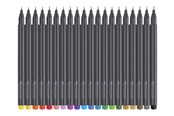 Utensilien zum Schreiben und Zeichnen - Faber-Castell GRIP - fineliner - assorted colours (pack of 20) - 4005401516200