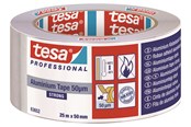 Klebeband und Kleber - tesa Aluminum Tape Strong 50mµ Liner 25m x 50mm - 63652-00001-01