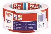 Klebeband und Kleber - tesa Floor Marking Tape 33m x 50m Red-White - 60760-00088-15