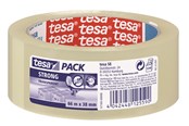 Klebeband und Kleber - tesa pack Strong Packaging Tape 66m x 38mm Transparent - 57165-00000-05