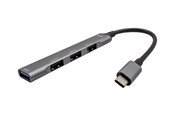 USB-Hubs - I-Tec - hub - 4 ports USB-Hubs - 4 - Grau - C31HUBMETALMINI4