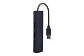 USB-Hubs - Gembird UHB-CM-U3P4-01 - hub - 4 ports USB-Hubs - USB 3.2 - 4 - Schwarz - UHB-CM-U3P4-01