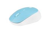 Maus - Natec Harrier 2 - mouse - Bluetooth 5.1 - white blue - Maus (Blau) - NMY-1963
