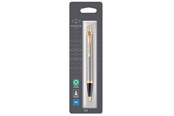Utensilien zum Schreiben und Zeichnen - Parker IM Kugelschreiber | Brushed Metal | mittelstarke Schreibspitze | Nachfüllmine mit blauer Tinte | Blister-Verpackung - 1975559