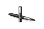 Utensilien zum Schreiben und Zeichnen - Parker Vector XL Tintenroller | Schwarze Metallic-Lackierung auf Messing | Feine Schreibspitze mit schwarzer Nachfülltinte | Geschenkbox - 2159774
