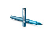 Utensilien zum Schreiben und Zeichnen - Parker Vector XL Tintenroller | Blaugrüne Metallic-Lackierung auf Messing | Feine Schreibspitze mit schwarzer Nachfülltinte | Geschenkbox - 2159776