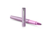 Utensilien zum Schreiben und Zeichnen - Parker Vector XL Tintenroller | Fliederfarbene Metallic-Lackierung auf Messing | Feine Schreibspitze mit schwarzer Nachfülltinte | Geschenkbox - 2159778