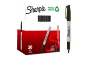 Utensilien zum Schreiben und Zeichnen - Sharpie Permanent Marker | Marker Stifte mit feiner Spitze | schwarz | 36 Stück Market Set - 2025040