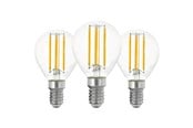 LED-Birnen - EGLO LED-Lampe P45 Mini ball 7W/827 806 lumen clear 3-pack E14 - 113106