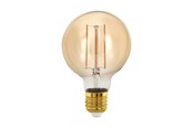 LED-Birnen - EGLO LED-Lampe G80 Globe 4W/817 300 lumen amber dimmable E27 - 110063