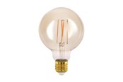 LED-Birnen - EGLO LED-Lampe G95 Globe 4W/822 350 lumen amber E27 - 110053