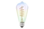 LED-Birnen - EGLO LED-Lampe ST64 Spiral 4W (21W) 1800K Dimmable Violet E27 - 110209