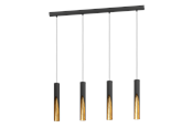 Lampen - EGLO Barbotto schwarz, gold - 900873