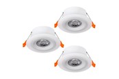Lampen - EGLO CALONGE recessed spotlight Ø100 mm white 3-pack - 900913