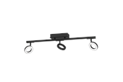 Lampen - EGLO CARDILLIO spot rail 3L black - 900515
