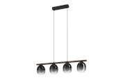 Lampen - EGLO FILAGO long table pendant black/brown - 900186