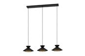 Lampen - EGLO Grizedale schwarz, messing - 43886