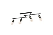 Lampen - EGLO Lurone schwarz, messing - 900176