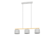 Lampen - EGLO Mariel hellgrau, braun - 900362
