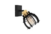 Lampen - EGLO Stillington 1 schwarz, braun - 43926