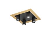 Lampen - EGLO Valcasotto 1 schwarz, braun - 900435