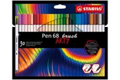 Hobby-Zubehör - STABILO Pen 68 ARTY carton pack of 30 brush pens - 204032
