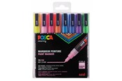 Hobby-Zubehör - POSCA marker sæt PC-3M 8 ass. colors Glitter - 401627