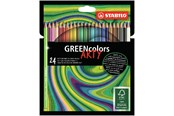 Hobby-Zubehör - STABILO ® Arty GREENcolors FSC®-certified colored pencil cardboard wallet of 24 pens - 208706