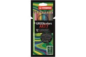 Hobby-Zubehör - STABILO ® Arty GREENcolors FSC®-certified colored pencil cardboard wallet of 12 pens - 208704
