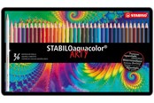 Hobby-Zubehör - STABILO aquacolor® Aquarellable colored pencil metal box of 36 pens - 1636/6