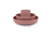 Babypflege - Filibabba Silicone dinner set - Rose - FI-02253