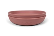 Babypflege - Filibabba Silicone plate 2-pack Rose - FI-02271
