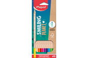 Utensilien zum Schreiben und Zeichnen - Maped Smiling Planet Colour Pencils box of 12 colours FSC wood - 831800