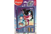 Utensilien zum Schreiben und Zeichnen - Maped Pencil case dobbel Pirates with content 34 items - 967434