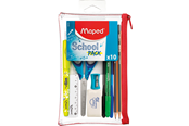 Utensilien zum Schreiben und Zeichnen - Maped School set with 10 pcs. - 899705