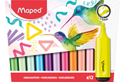 Utensilien zum Schreiben und Zeichnen - Maped Fluopeps Highlighters set 12 ass. - 740901