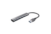 USB-Hubs - Trust Halyx 4 Port USB 3.2 Gen1 Hub USB-Hubs - 4 - Grau - 24947