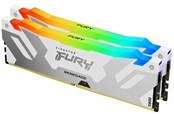 RAM - Kingston FURY Renegade RGB DDR5-6400 - 32GB - CL32 - Dual Channel (2 pcs) - Intel XMP - Weiß mit RGB - KF564C32RWAK2-32