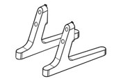 Wandhalterungen, AV-Halterungen & AV-Möbel - LG ST-653T - stand - for LCD display - Max - recommended for 65" - ST-653.AL