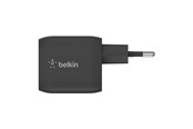 Handys - Adapter und Ladegeräte - Belkin BOOST CHARGE PRO power adapter - PPS and GaN technology - 2 x USB-C - 45 Watt - WCH011VFBK
