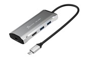 Dockingstationen - j5create 6-in-1 USB-C Travel Dock (with Ethernet and 100W PD) - JCD392-N