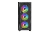 Gehäuse - AeroCool Falcon ARGB - mid tower - ATX - Gehäuse - Tower - Schwarz - ACCM-PV41143.11