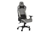 Gaming Stühle - Corsair T3 RUSH - gaming chair - fabric - grey white Gaming Stuhl - Stoff - Bis zu 120 kg - CF-9010058-WW