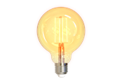 Smart-Home - Deltaco SMART HOME LED filament lamp E27 WiFI 2.4GHz 5.5W 470lm dimmable 220-240V white - SH-LFE27G95