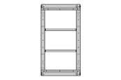 Wandhalterungen, AV-Halterungen & AV-Möbel - Multibrackets M Pro Series - enclosure - for digital signage LCD panel - black - Max 48 kg - recommended for 46" - 7350105214745