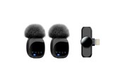 Handys - Anderes Zubehör - Lippa Dual Wireless Wind Protected Microphone With Lightning Connector - LPR82-L