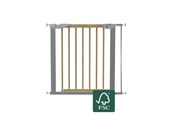 Babypflege - BabyDan Avantgarde Safety Gate with 1 Extension Silver 77.5-84.4 cm - 501063